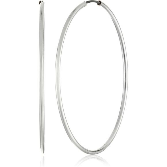 Large Endless Hoop Earrings - Picture 1 of 3